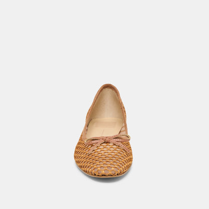 Ulicia Coral Woven Mesh Ballet Flats | Dolce Vita