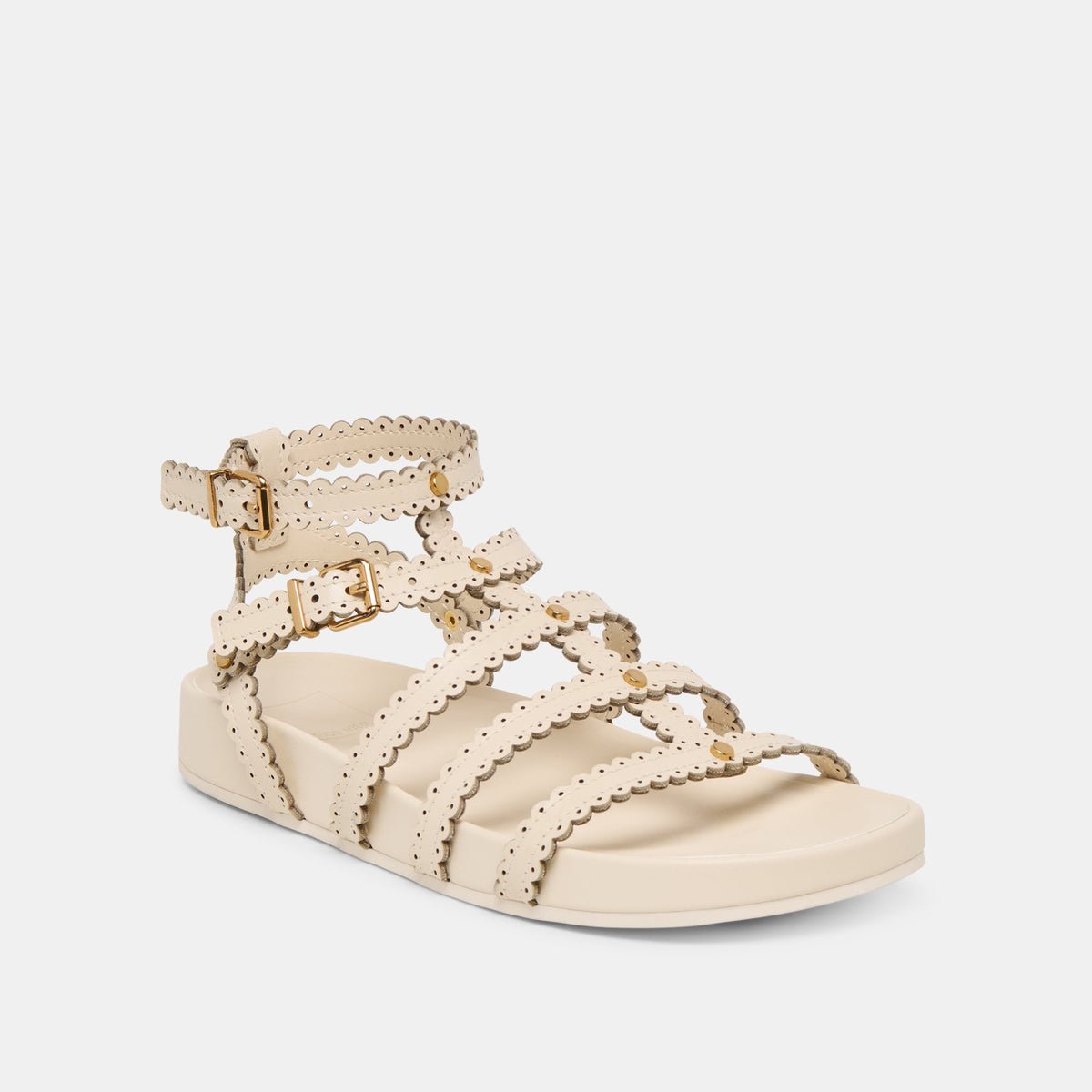 Susana Creme Leather Sandals | Dolce Vita