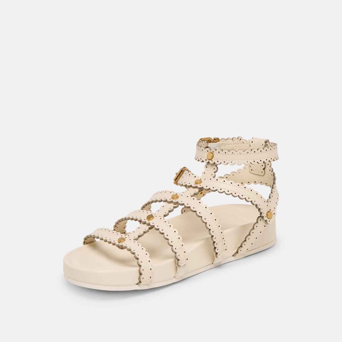 Susana Creme Leather Sandals | Dolce Vita