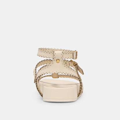 Susana Creme Leather Sandals | Dolce Vita