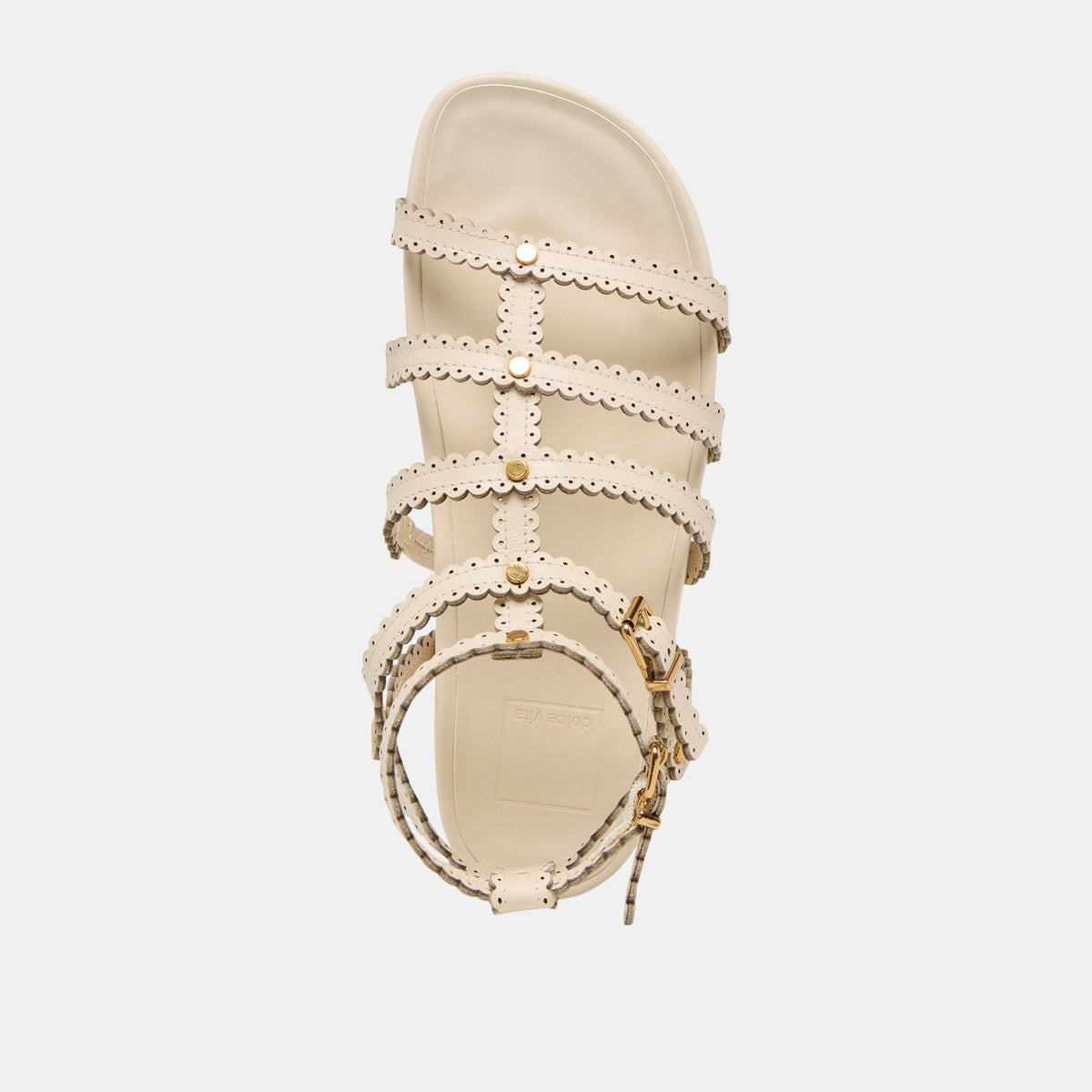 Susana Creme Leather Sandals | Dolce Vita