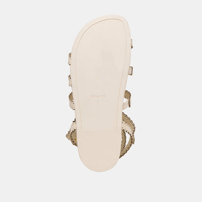 Susana Creme Leather Sandals | Dolce Vita