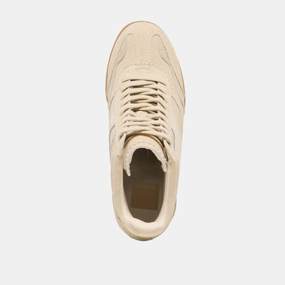 Issac Oatmeal Suede Sneakers | Dolce Vita