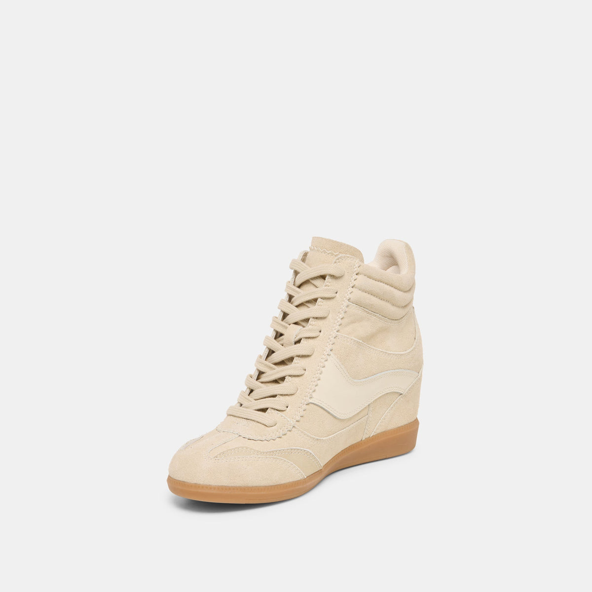 Issac Oatmeal Suede Sneakers | Dolce Vita