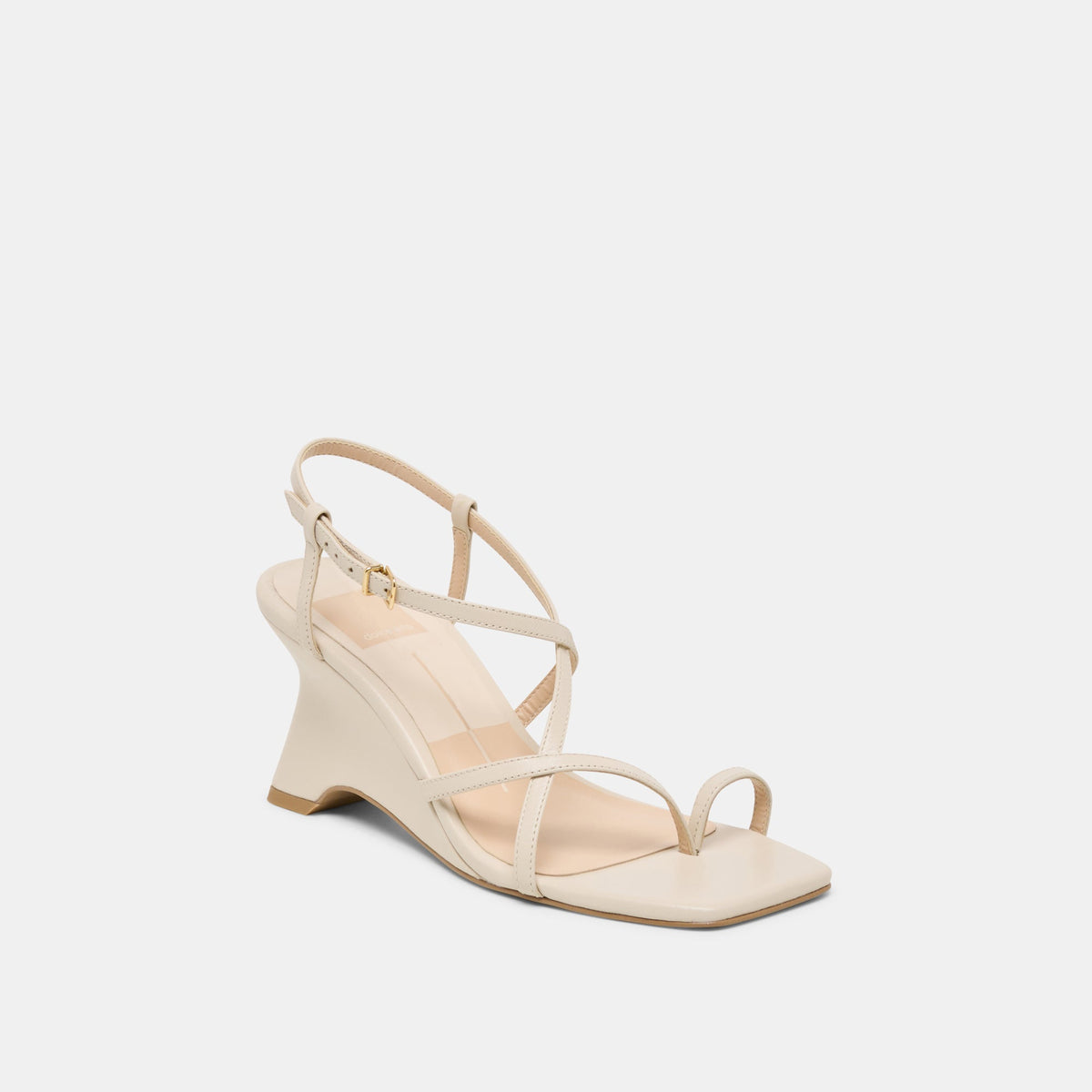 Aylee Cream Leather Wedges | Dolce Vita