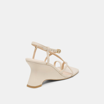 Aylee Cream Leather Wedges | Dolce Vita