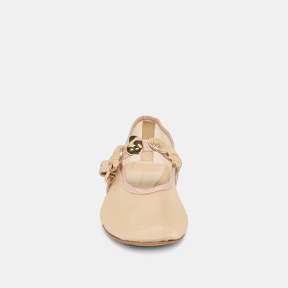 Relan French Vanilla Mesh Ballet Flats | Dolce Vita