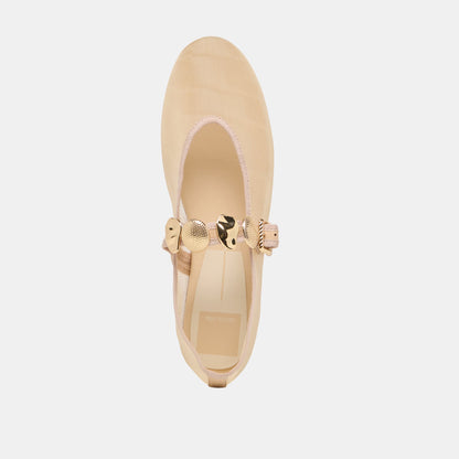 Relan French Vanilla Mesh Ballet Flats | Dolce Vita