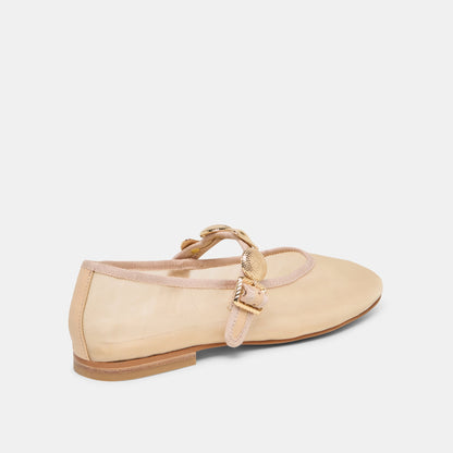 Relan French Vanilla Mesh Ballet Flats | Dolce Vita