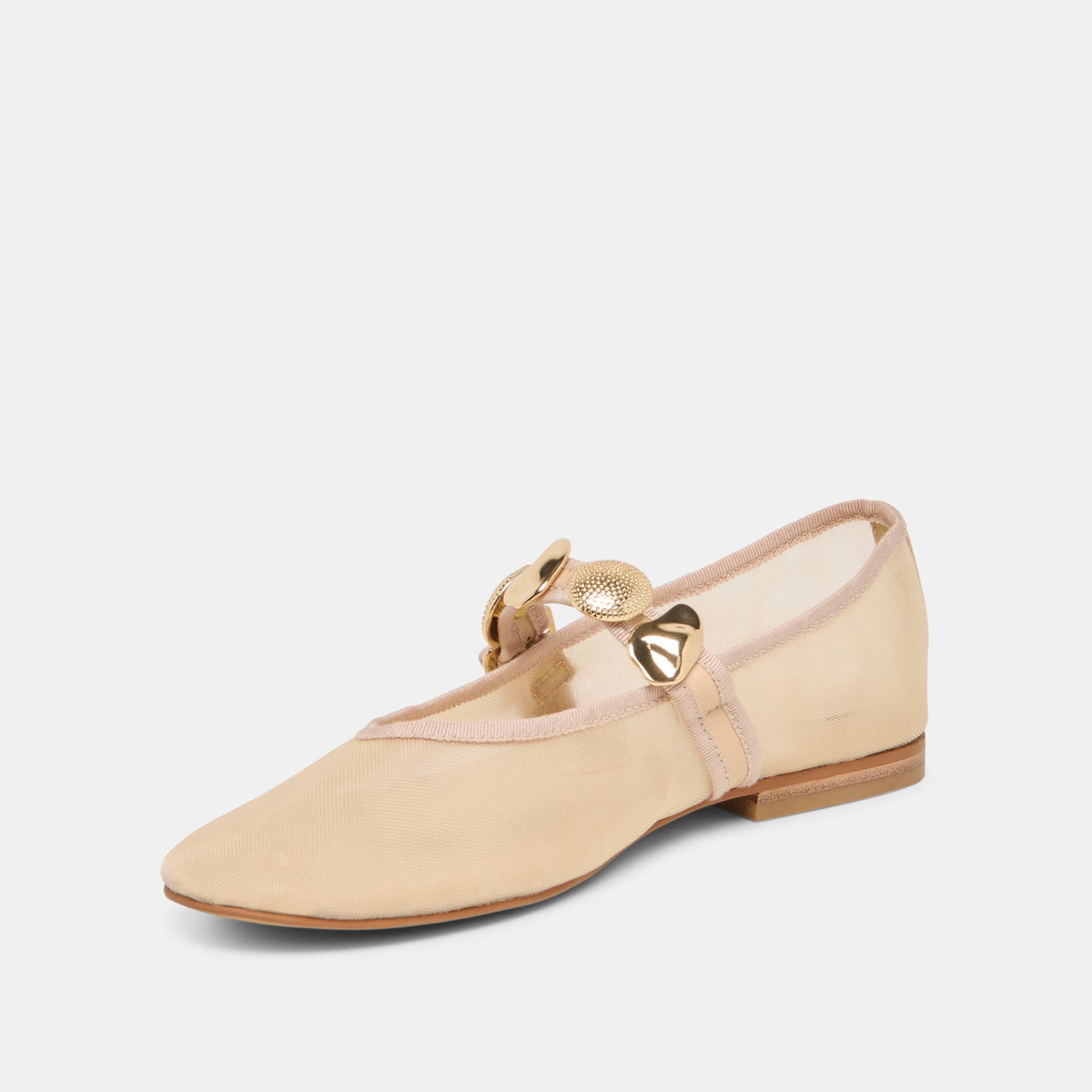 Relan French Vanilla Mesh Ballet Flats | Dolce Vita