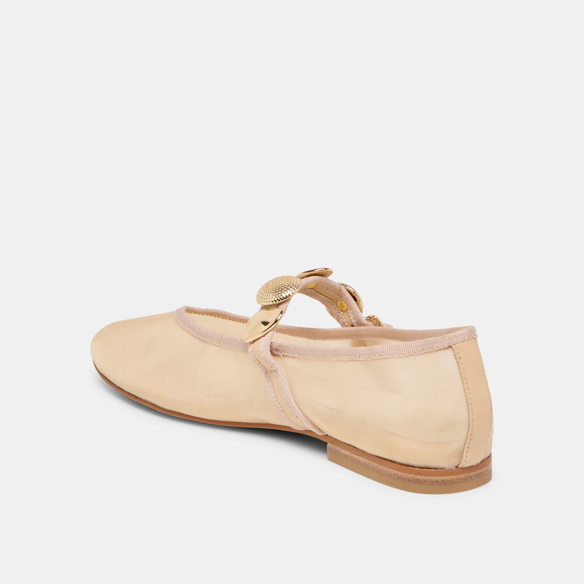 Relan French Vanilla Mesh Ballet Flats | Dolce Vita