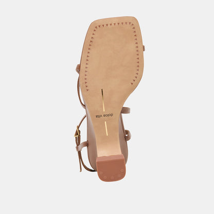 Aylee Cognac Leather Wedges | Dolce Vita