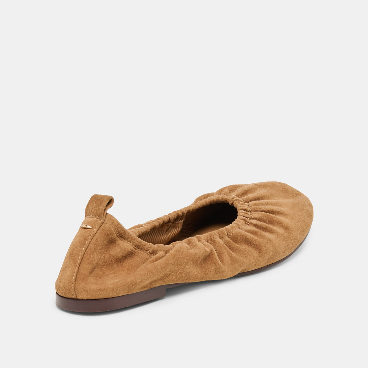 Conrad Lt Brown Suede Ballet Flats | Dolce Vita
