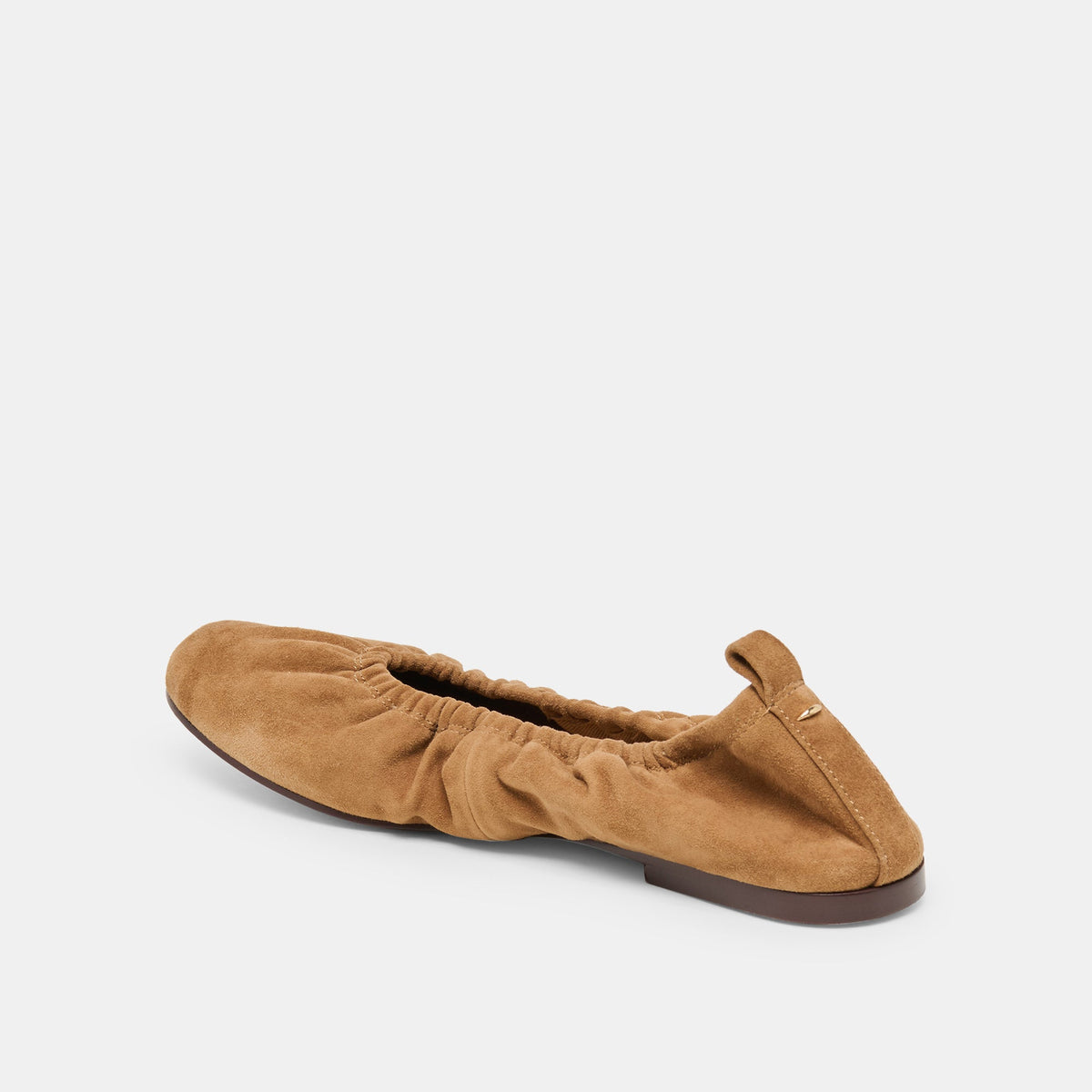 Conrad Lt Brown Suede Ballet Flats | Dolce Vita