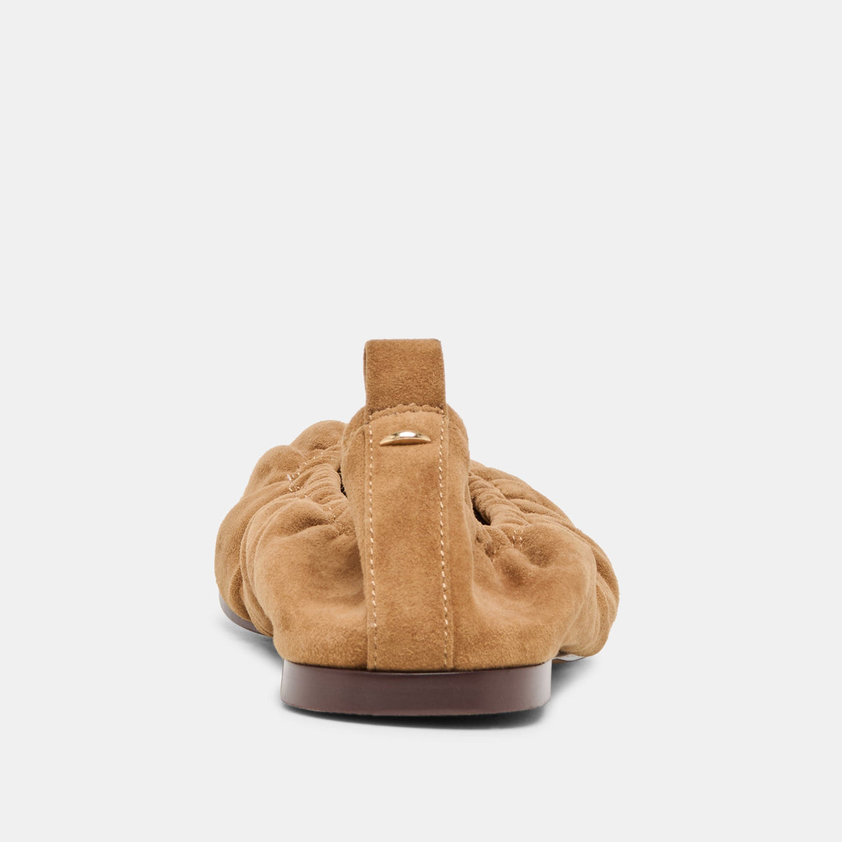 Conrad Lt Brown Suede Ballet Flats | Dolce Vita
