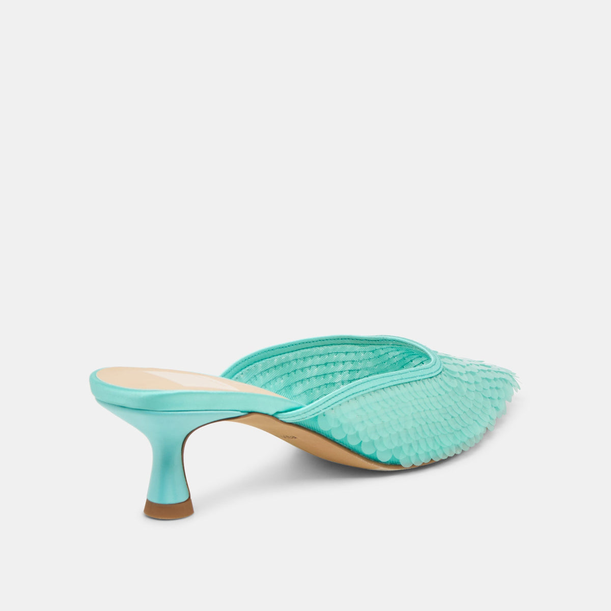 Cleo Sequin Aqua Sequin Heels | Dolce Vita