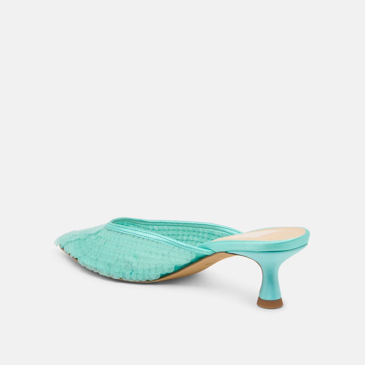 Cleo Sequin Aqua Sequin Heels | Dolce Vita