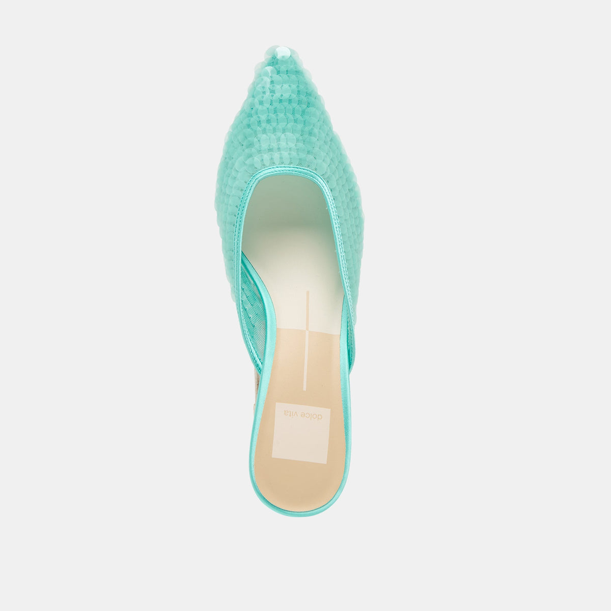 Cleo Sequin Aqua Sequin Heels | Dolce Vita