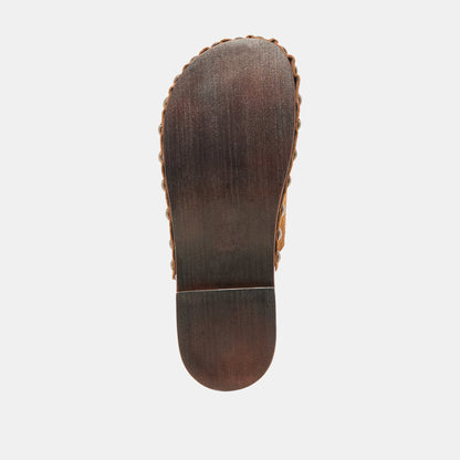 Alanis Chestnut Suede Flats | Dolce Vita