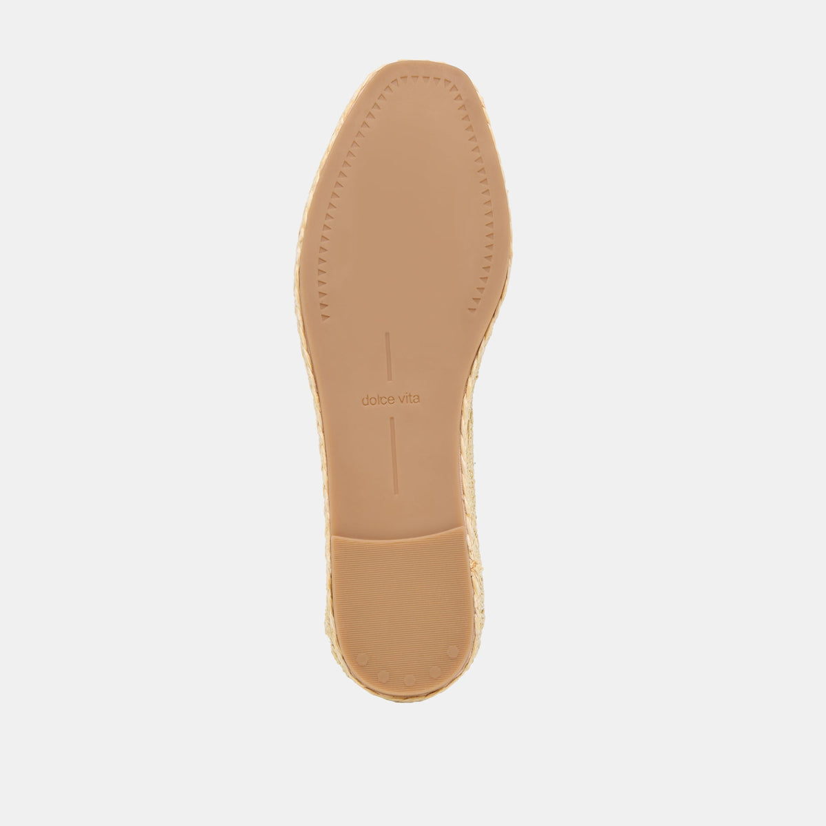 Tianna Lt Natural Raffia Lace Ballet Flats | Dolce Vita