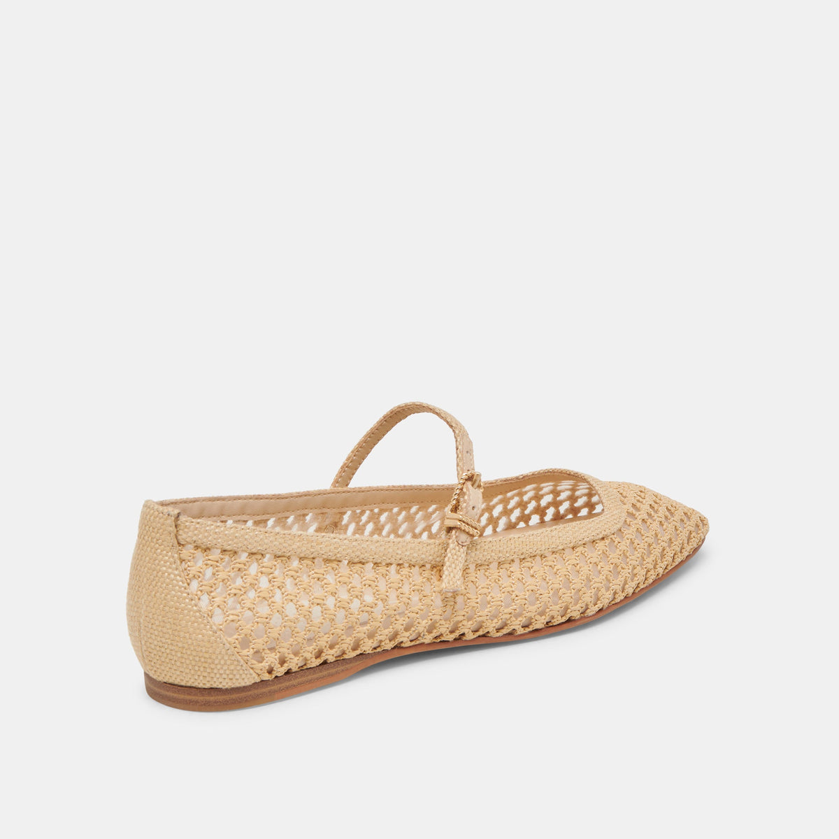 REYES WIDE BALLET FLATS LT NATURAL WOVEN RAFFIA
 – Dolce Vita | Dolce Vita