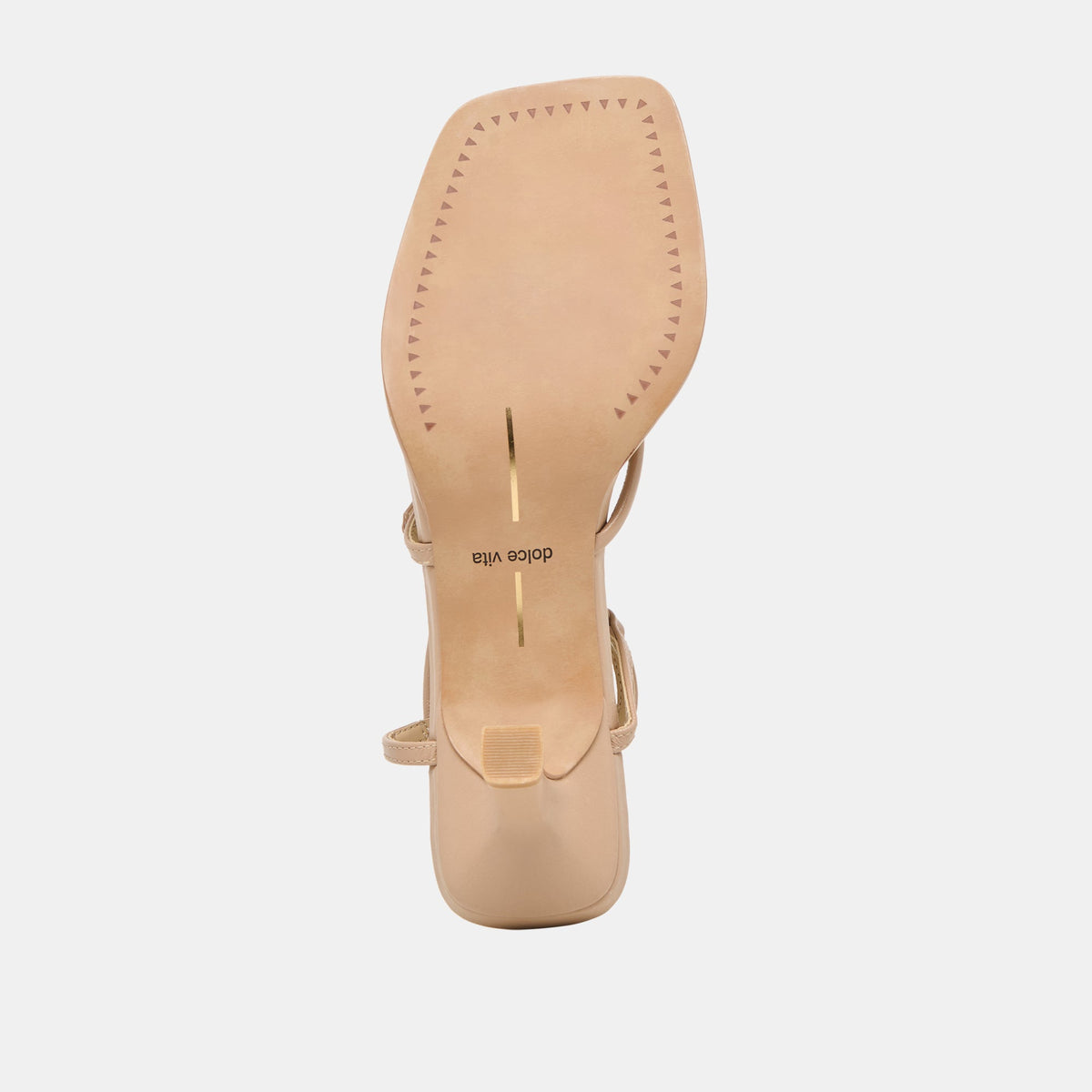 Manji Wide Light Tan Leather Heels | Dolce Vita