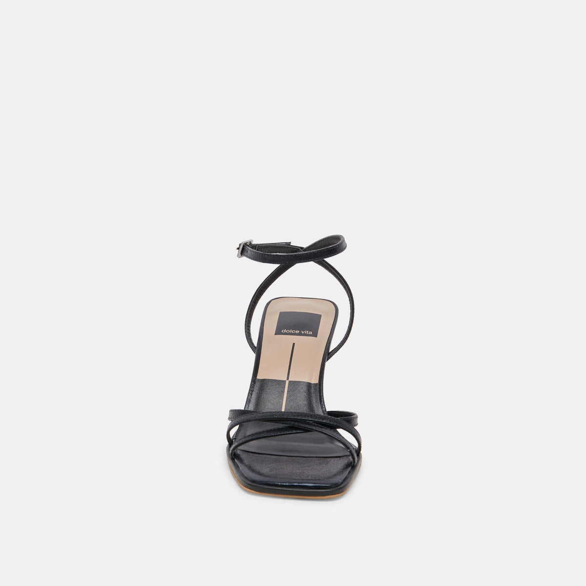 Manji Wide Midnight Patent Leather Heels | Dolce Vita