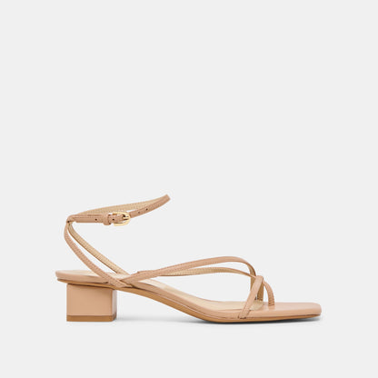 Karlos Wide Lt Tan Leather Sandals | Dolce Vita