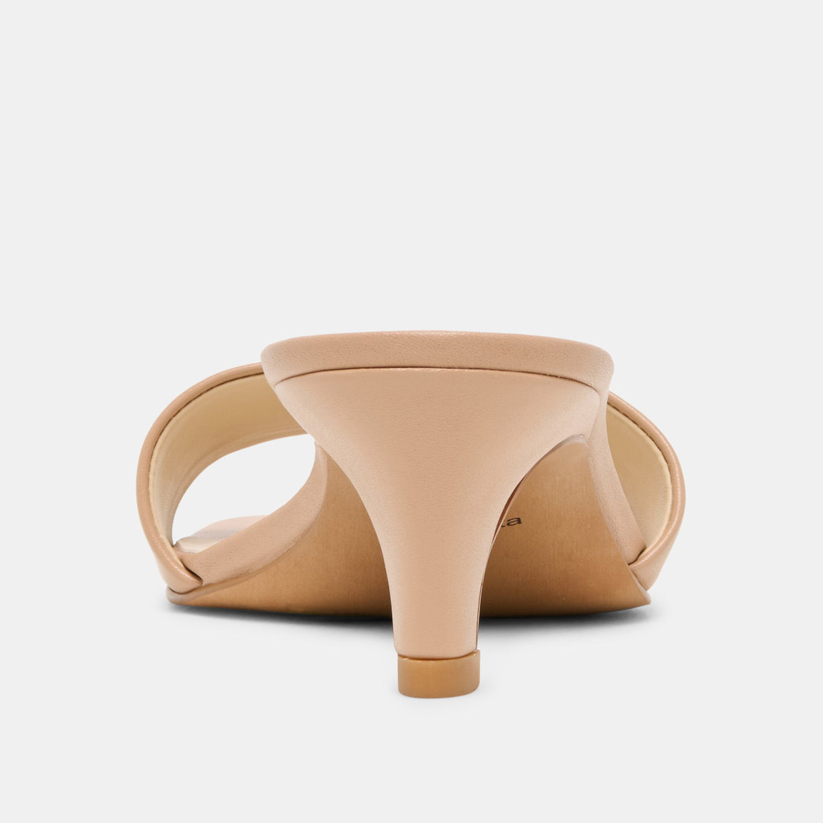 Rexa Wide Light Tan Leather Heels | Dolce Vita