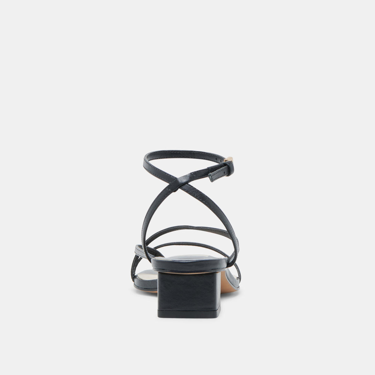 Karlos Wide Black Leather Sandals | Dolce Vita