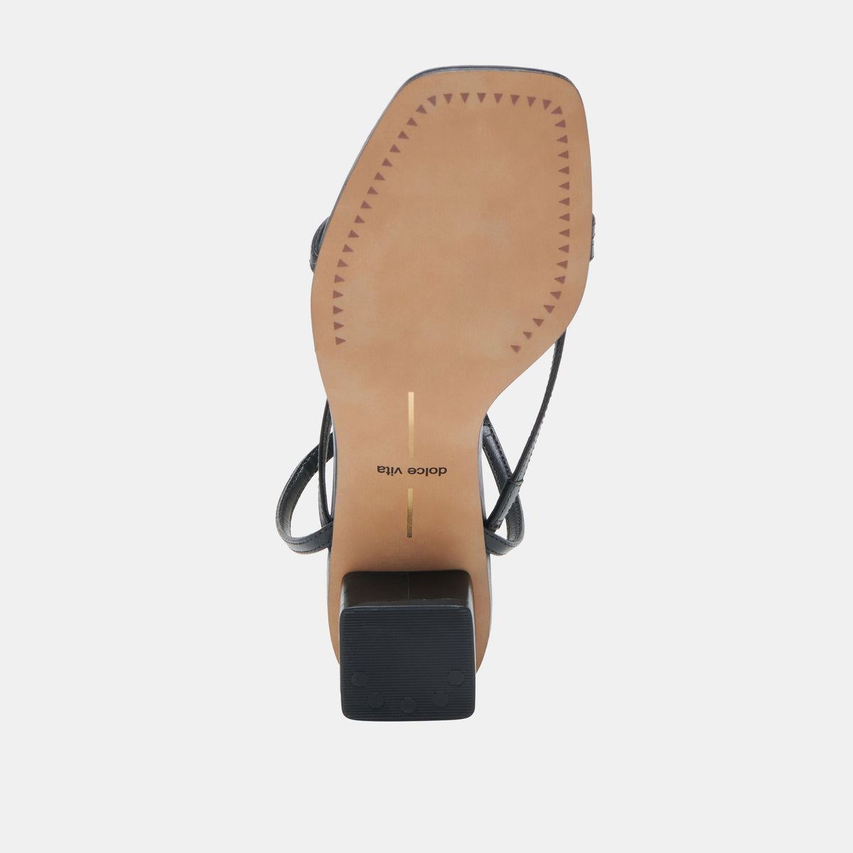 Karlos Wide Black Leather Sandals | Dolce Vita