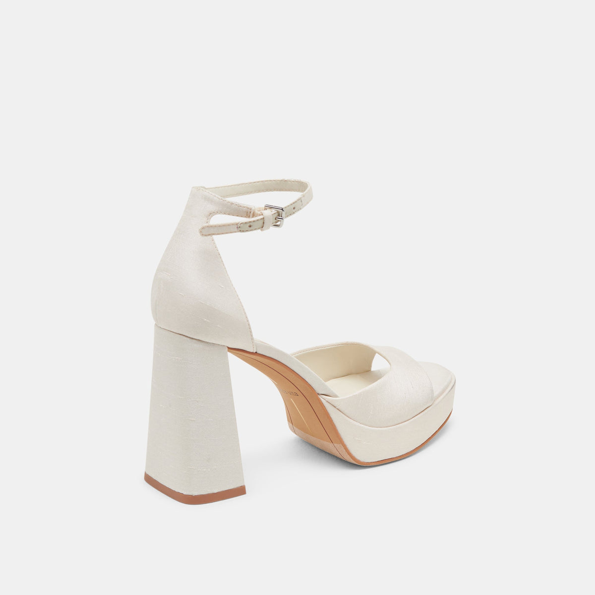 PANDRO WIDE HEELS WHITE SATIN
 – Dolce Vita | Dolce Vita