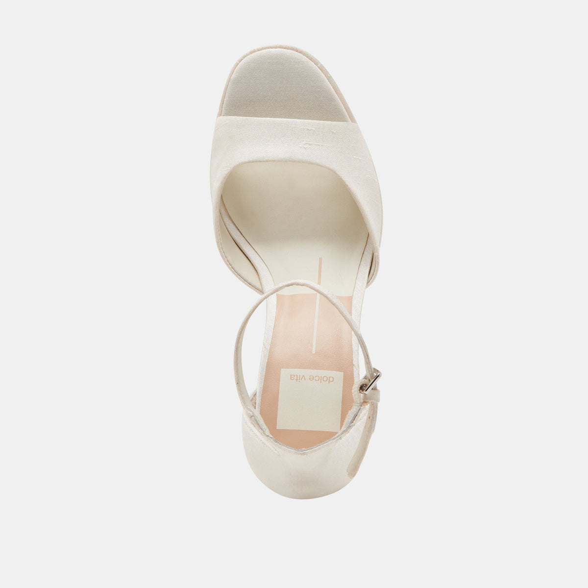 PANDRO WIDE HEELS WHITE SATIN
 – Dolce Vita | Dolce Vita