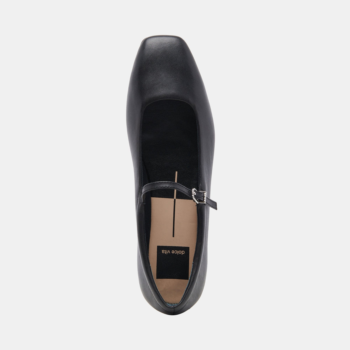 Reyes Wide Ballet Flats Black Leather | Leather Ballet Flats
 – Dolce Vita | Dolce Vita