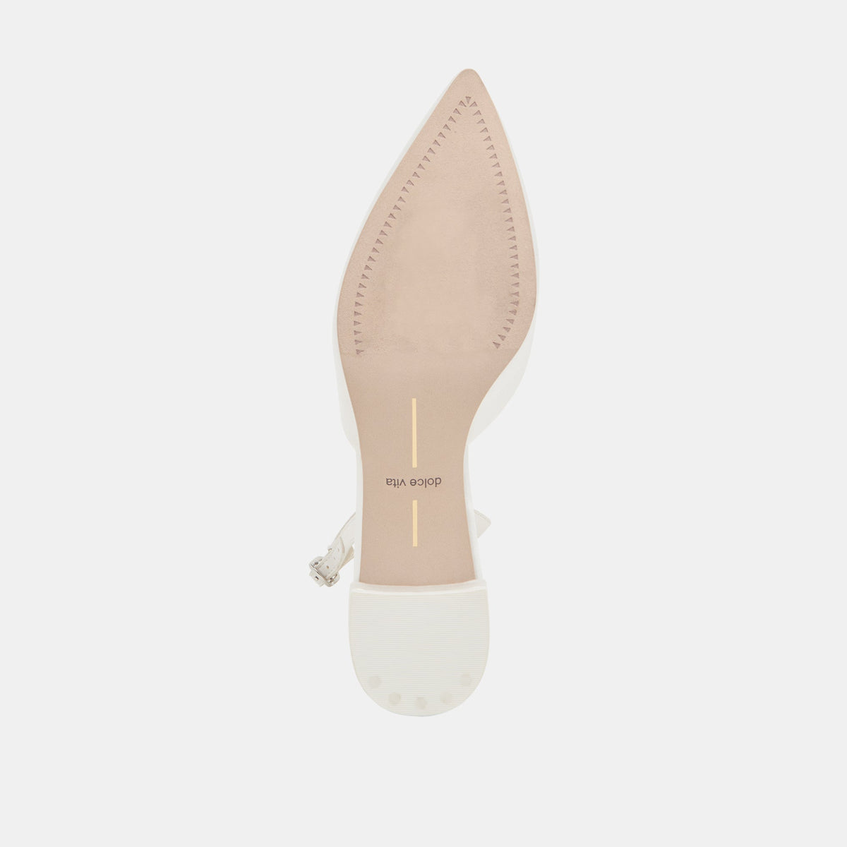 Carel Wide True White Satin Heels | Dolce Vita