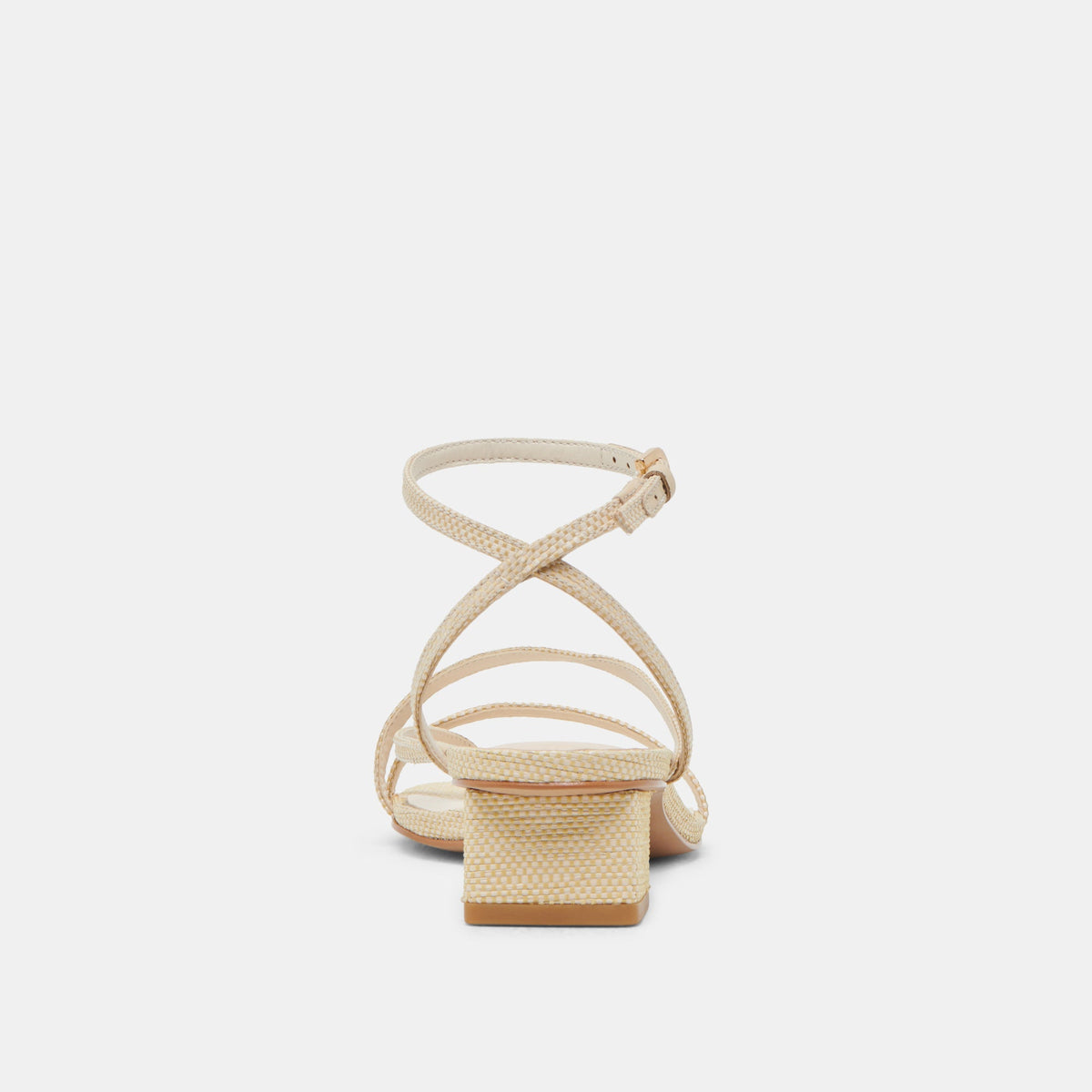 Karlos Wide Natural Woven Raffia Sandals | Dolce Vita