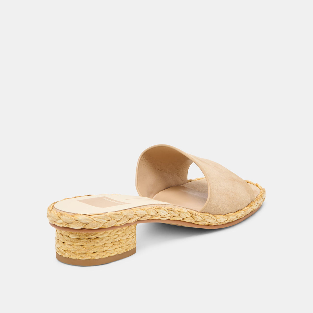 Dixi Wide Camel Suede Sandals | Dolce Vita