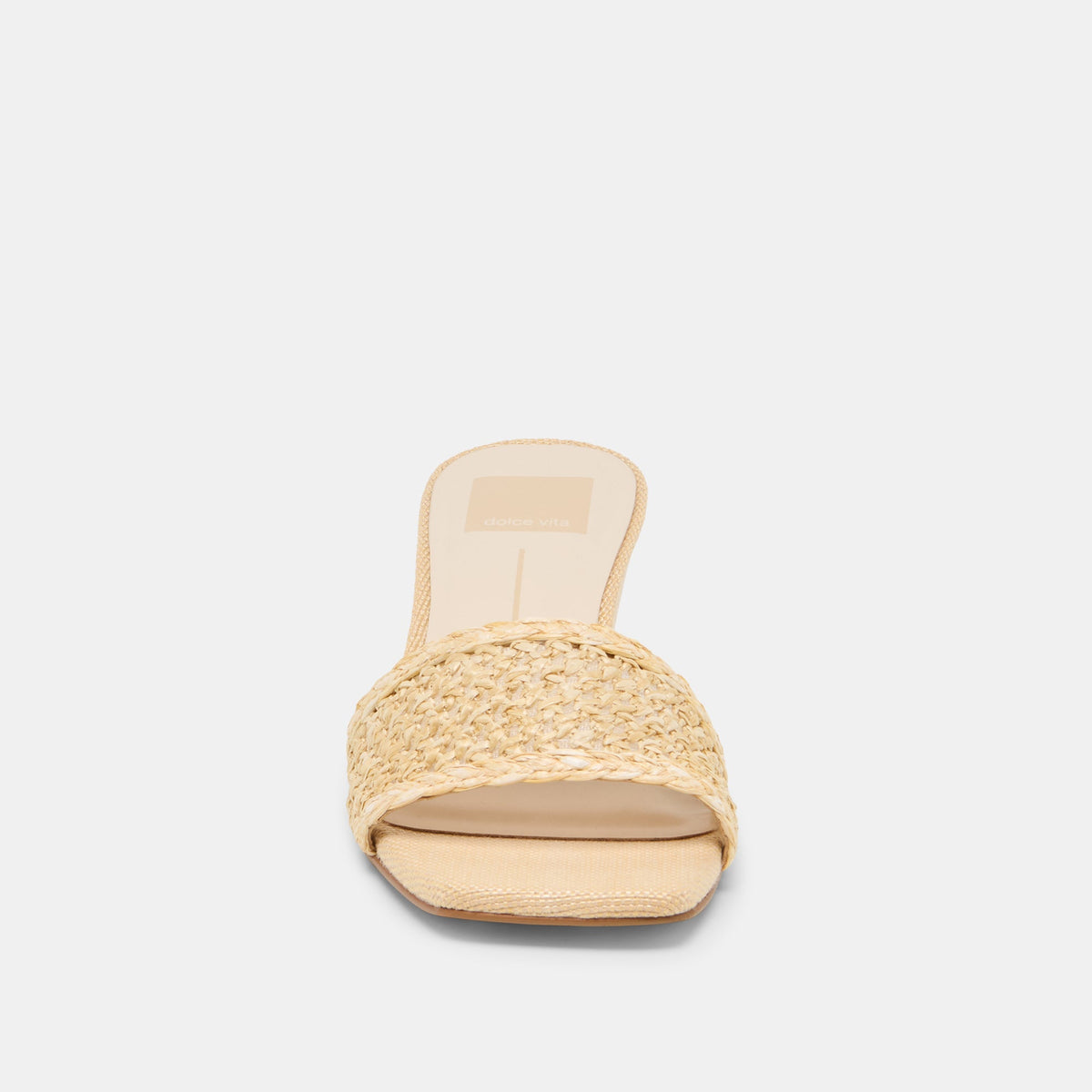 Qaily Wide Lt Natural Raffia Wedges | Dolce Vita