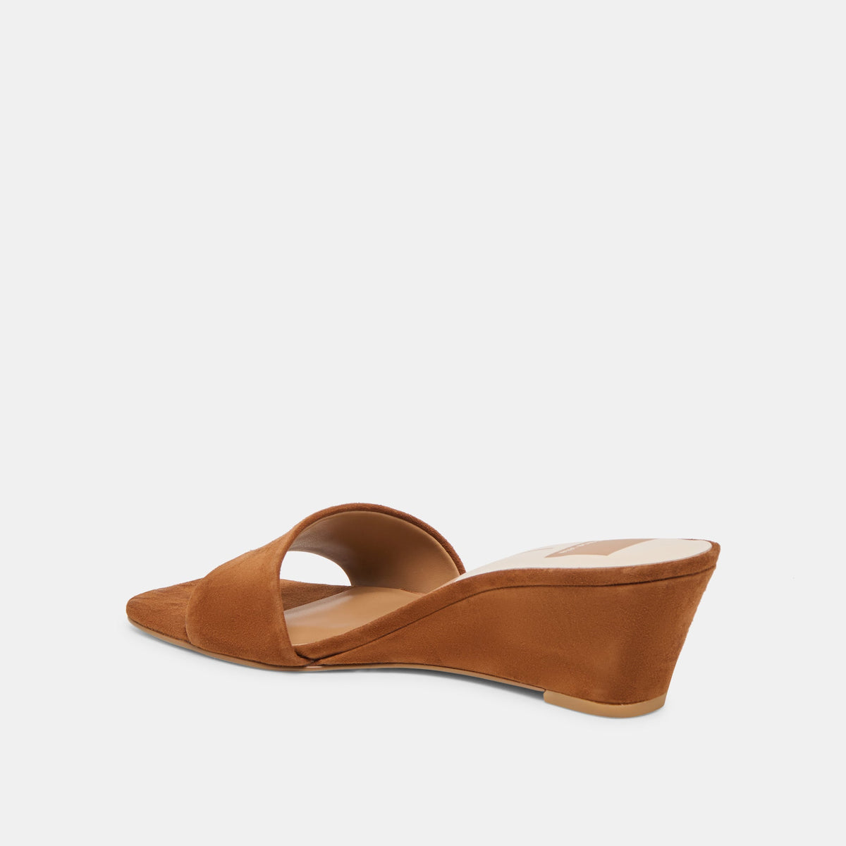 Qaily Wide Brown Suede Wedges | Dolce Vita