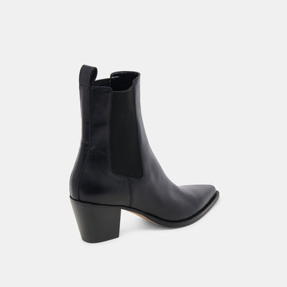 SHADIE H2O WIDE BOOTIES BLACK LEATHER
 – Dolce Vita | Dolce Vita