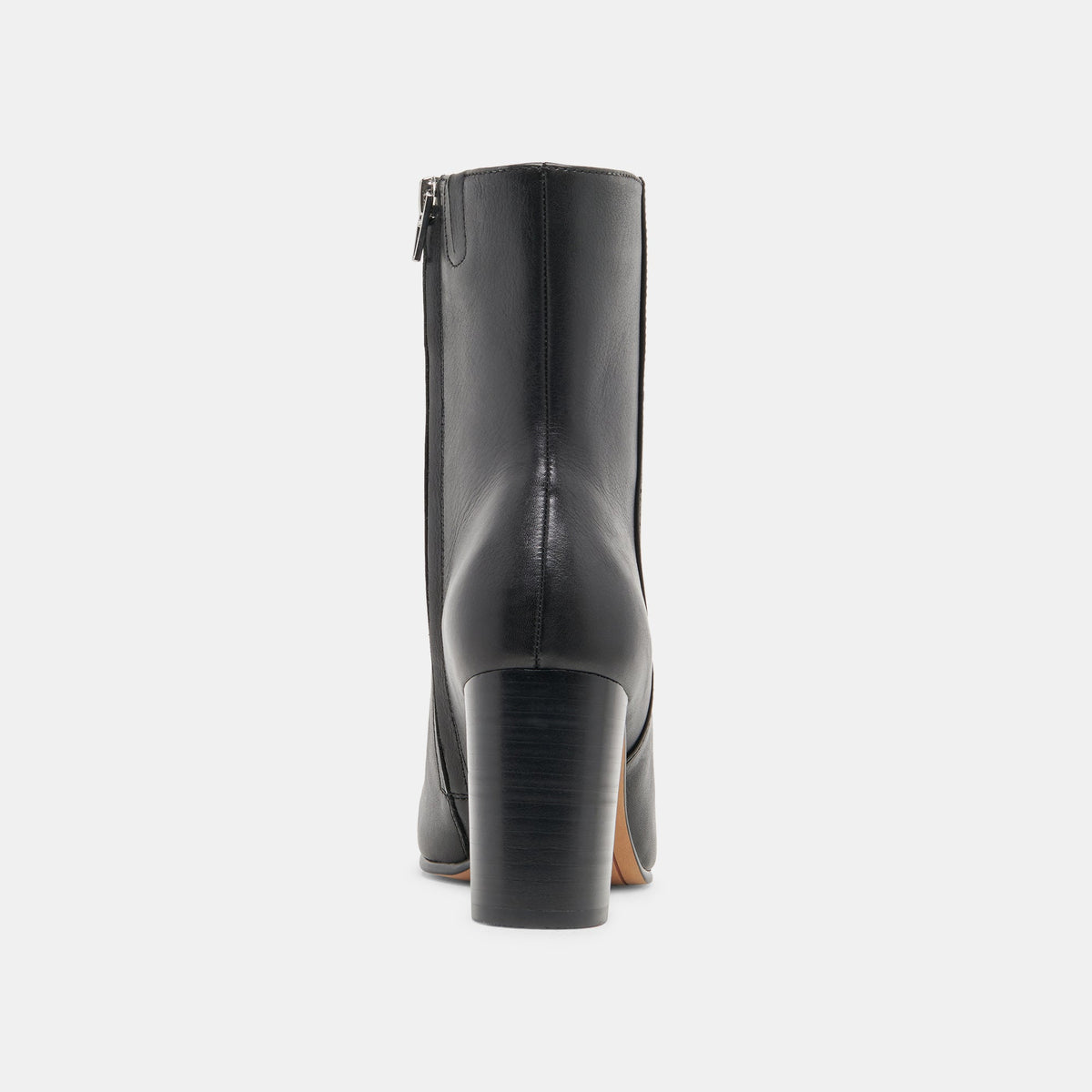 Suzy Wide Black Leather Booties | Dolce Vita
