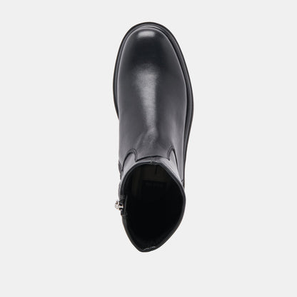 Simaya H2O Wide Black Leather Boots | Dolce Vita