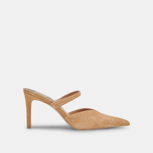 KANIKA WIDE HEELS TAN SUEDE
 – Dolce Vita | Dolce Vita