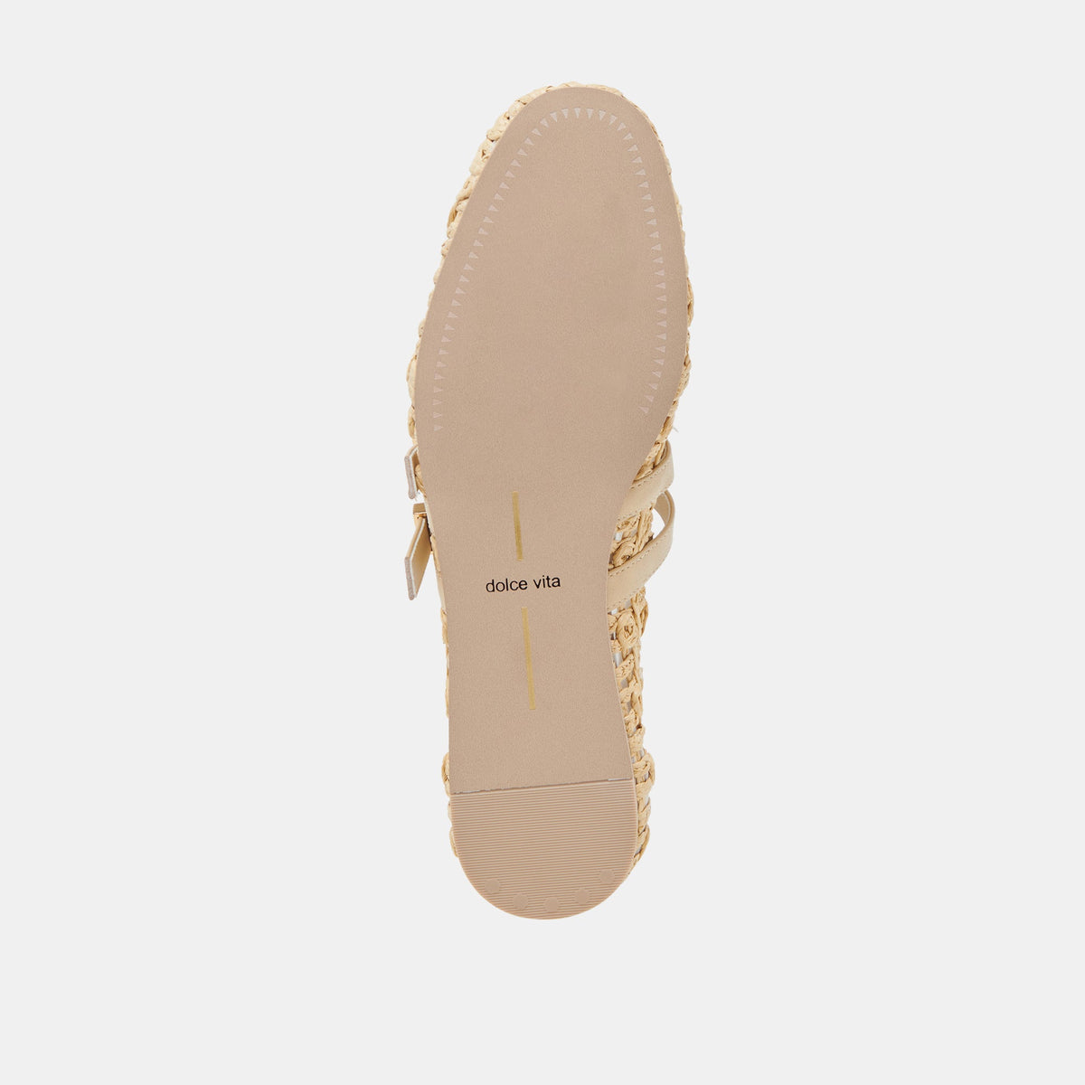 BAYLEE SUNFLOWER WIDE BALLET FLATS LT NATURAL MACRAME
 – Dolce Vita | Dolce Vita