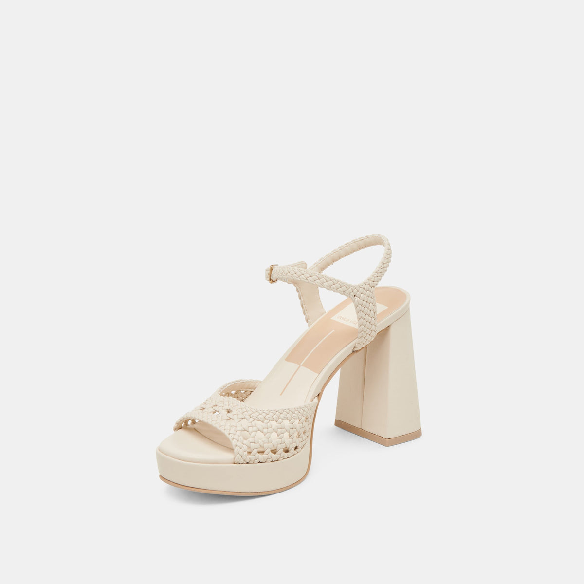 PEYTEN WIDE HEELS CREME WOVEN STELLA
 – Dolce Vita | Dolce Vita