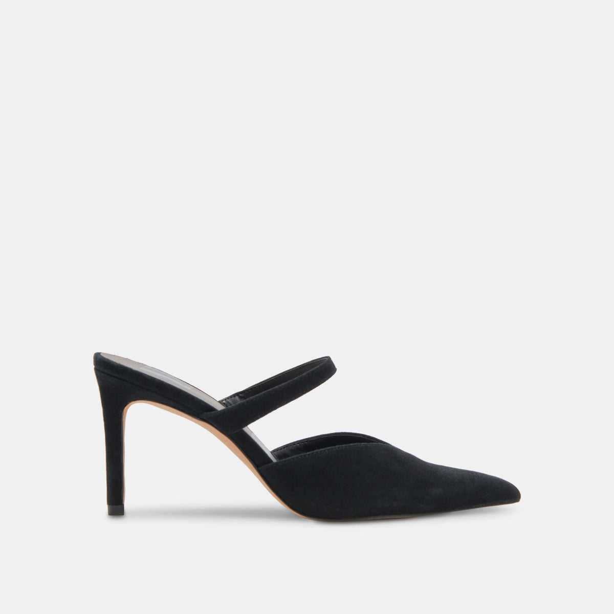 KANIKA WIDE HEELS ONYX SUEDE
 – Dolce Vita | Dolce Vita