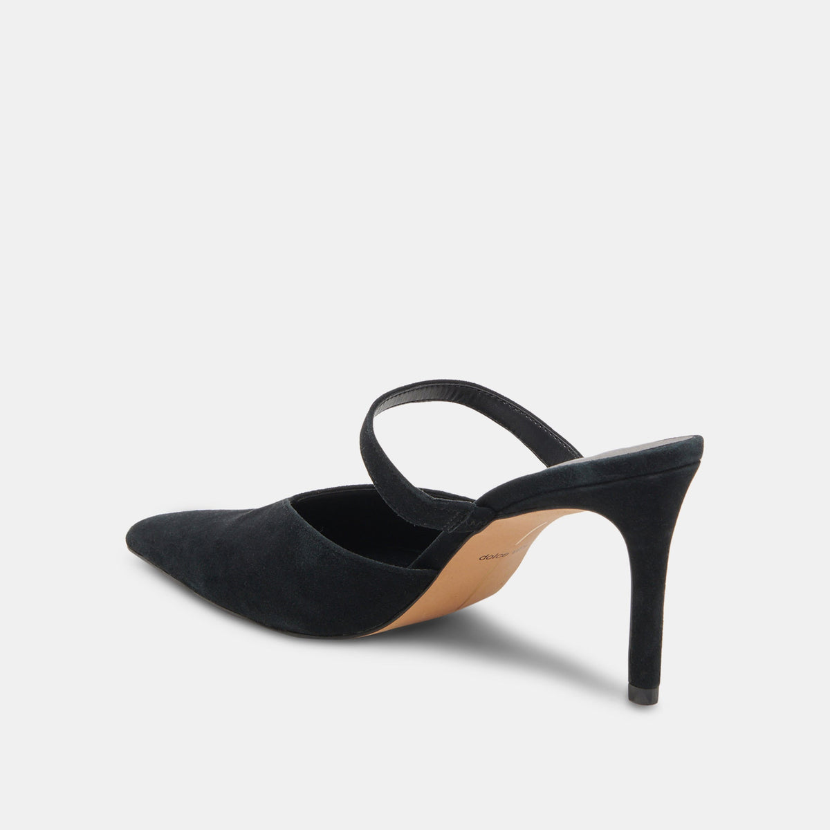 KANIKA WIDE HEELS ONYX SUEDE
 – Dolce Vita | Dolce Vita