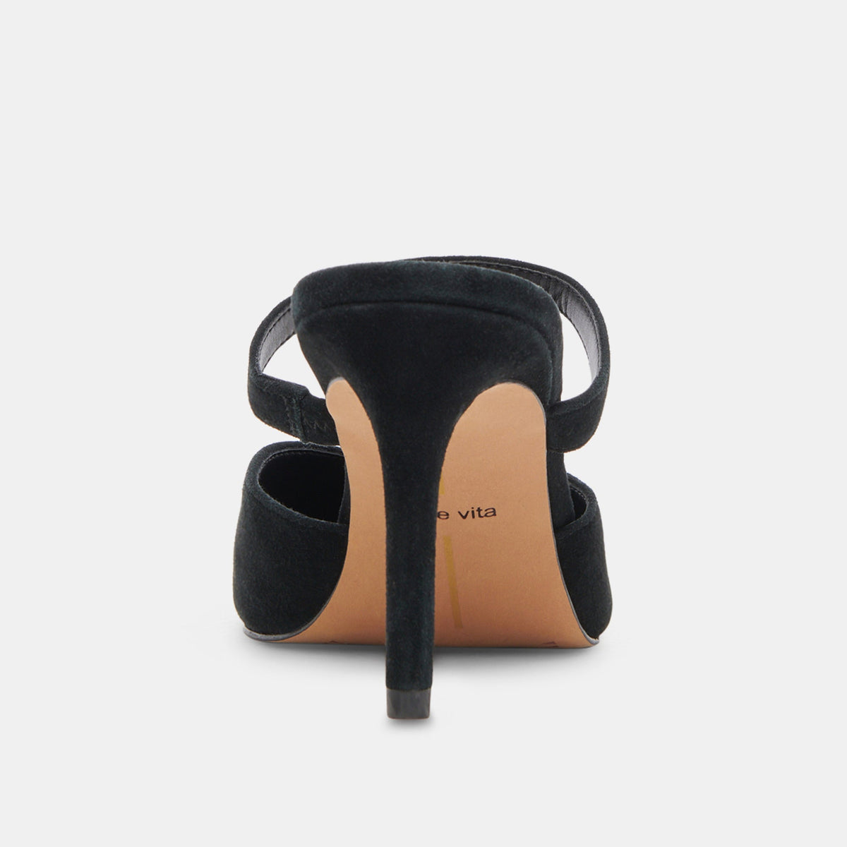 KANIKA WIDE HEELS ONYX SUEDE
 – Dolce Vita | Dolce Vita