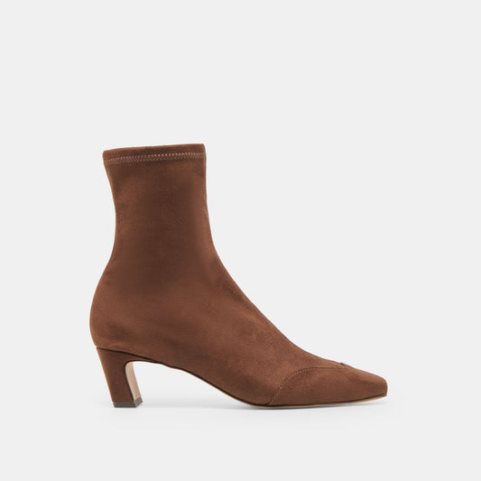 Anika Wide Dk Brown Stella Suede Boots | Dolce Vita
