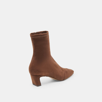 Anika Wide Dk Brown Stella Suede Boots | Dolce Vita